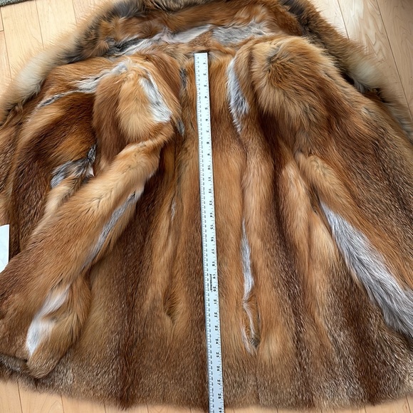 Genuine Natural Red Fox Fur Jacket - NWT - Picture 15 of 17